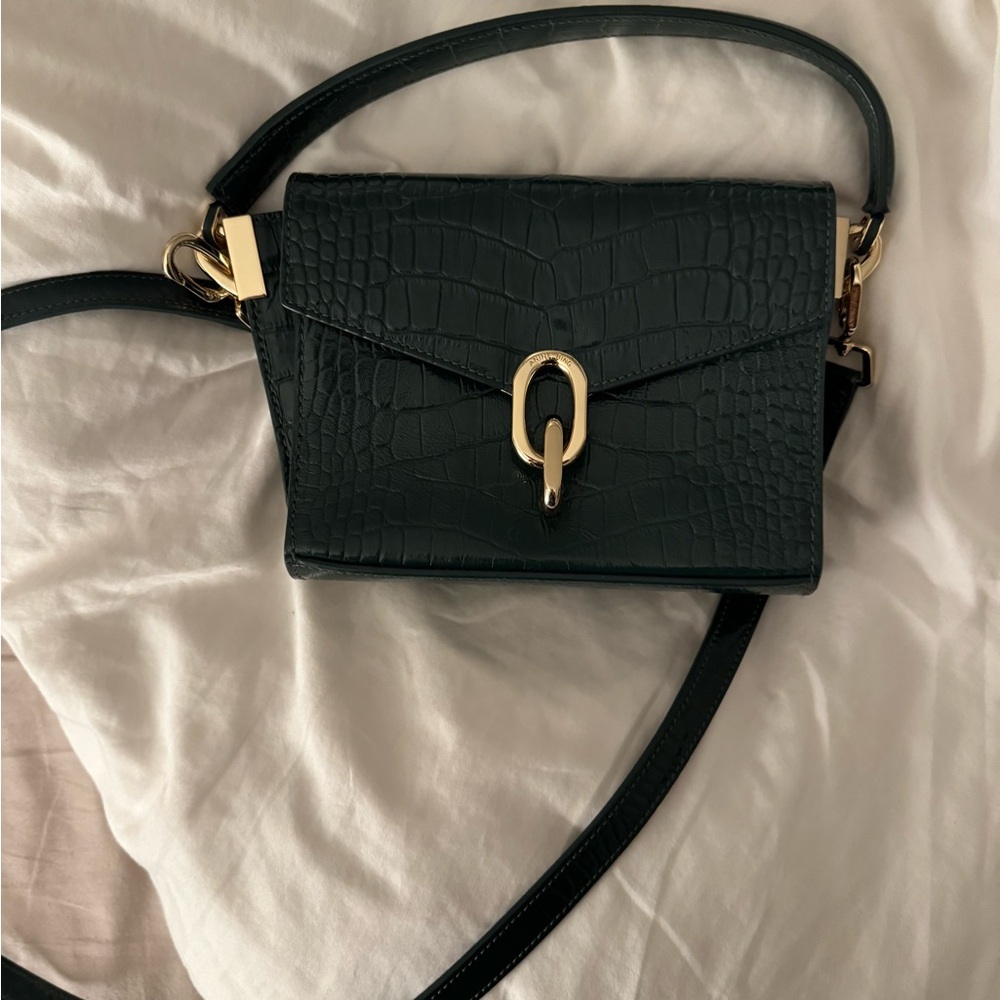 Anine Bing Mini Colette Bag in Emerald Green - Picture 5 of 6